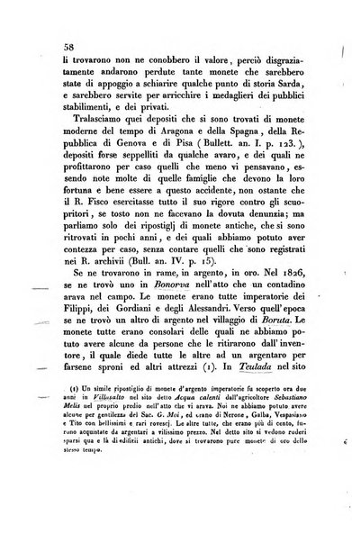 Bullettino archeologico sardo, ossia raccolta dei monumenti antichi in ogni genere di tutta l'isola di Sardegna