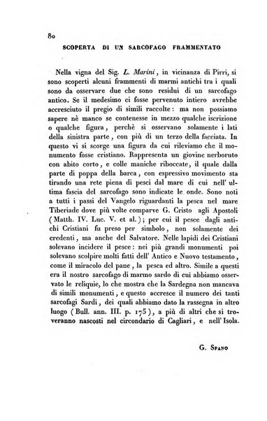 Bullettino archeologico sardo, ossia raccolta dei monumenti antichi in ogni genere di tutta l'isola di Sardegna