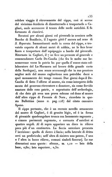 Bullettino archeologico sardo, ossia raccolta dei monumenti antichi in ogni genere di tutta l'isola di Sardegna