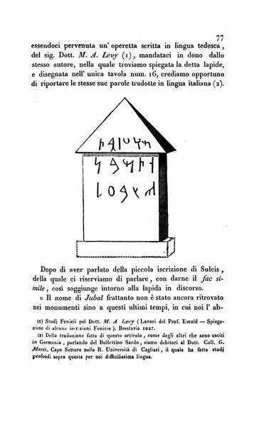 Bullettino archeologico sardo, ossia raccolta dei monumenti antichi in ogni genere di tutta l'isola di Sardegna