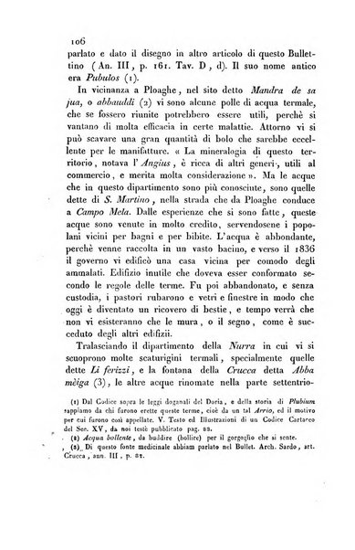 Bullettino archeologico sardo, ossia raccolta dei monumenti antichi in ogni genere di tutta l'isola di Sardegna