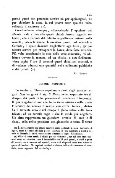 Bullettino archeologico sardo, ossia raccolta dei monumenti antichi in ogni genere di tutta l'isola di Sardegna