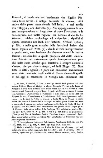 Bullettino archeologico sardo, ossia raccolta dei monumenti antichi in ogni genere di tutta l'isola di Sardegna