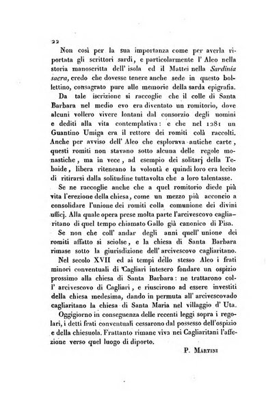 Bullettino archeologico sardo, ossia raccolta dei monumenti antichi in ogni genere di tutta l'isola di Sardegna