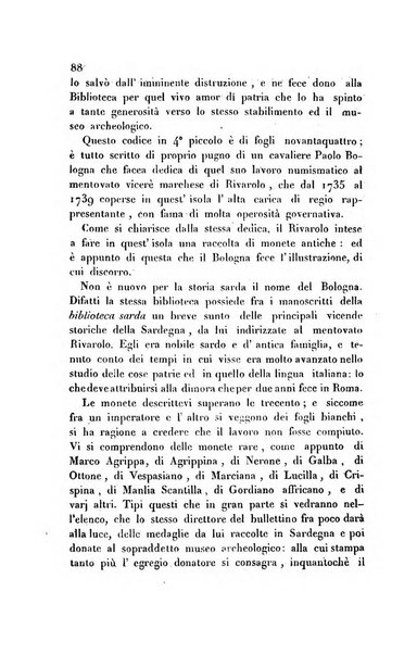 Bullettino archeologico sardo, ossia raccolta dei monumenti antichi in ogni genere di tutta l'isola di Sardegna