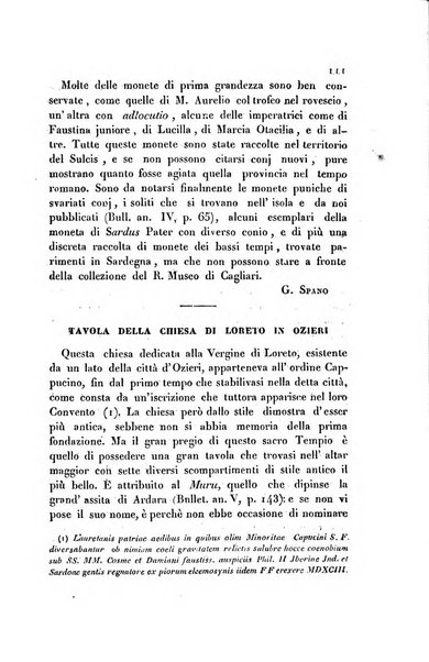 Bullettino archeologico sardo, ossia raccolta dei monumenti antichi in ogni genere di tutta l'isola di Sardegna