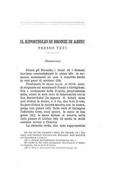 Bullettino archeologico sardo, ossia raccolta dei monumenti antichi in ogni genere di tutta l'isola di Sardegna