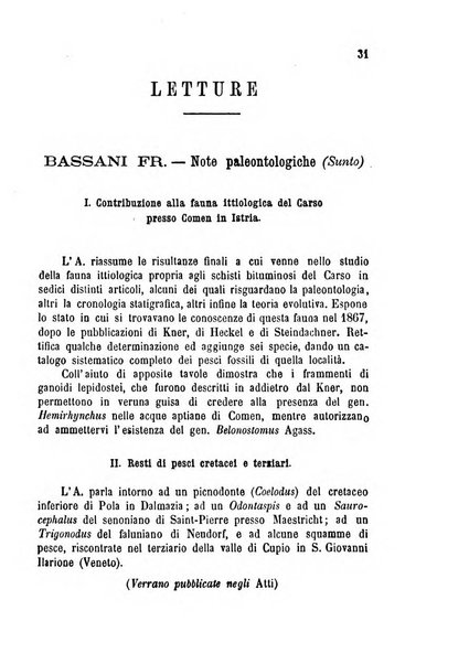 Bullettino della Societa veneto-trentina di scienze naturali