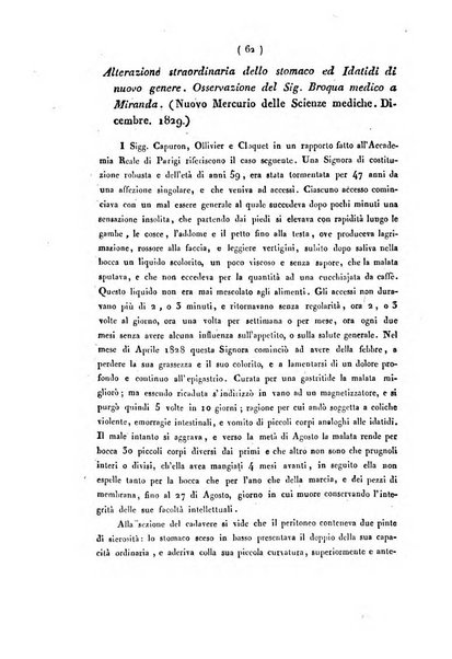 Bullettino delle scienze mediche