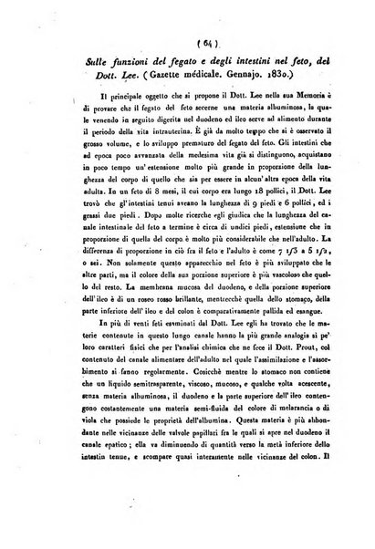 Bullettino delle scienze mediche