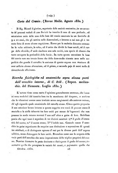 Bullettino delle scienze mediche