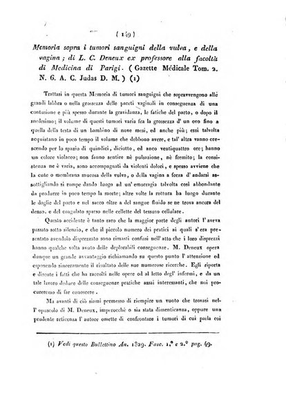 Bullettino delle scienze mediche