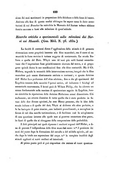 Bullettino delle scienze mediche