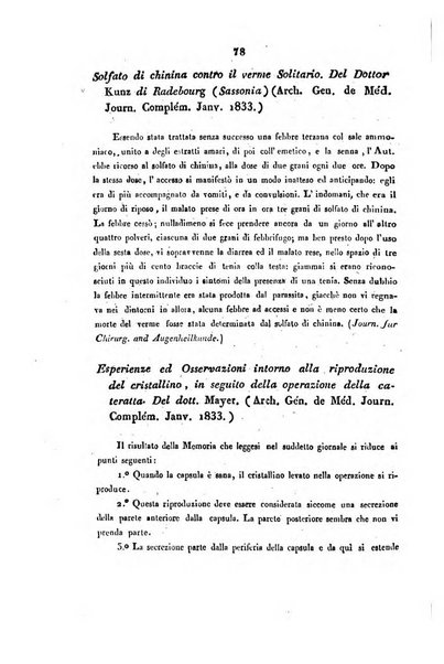 Bullettino delle scienze mediche