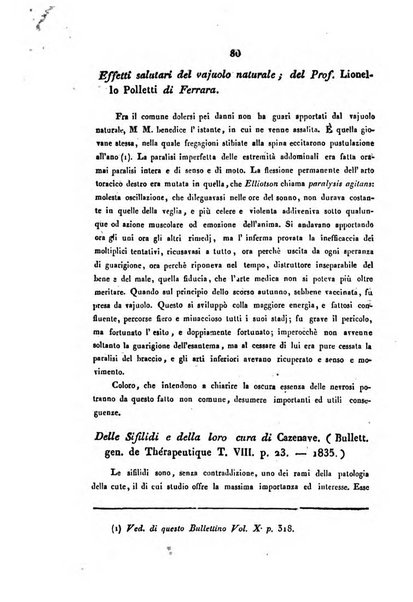 Bullettino delle scienze mediche