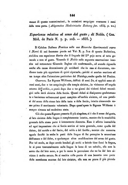 Bullettino delle scienze mediche