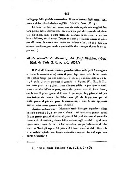 Bullettino delle scienze mediche