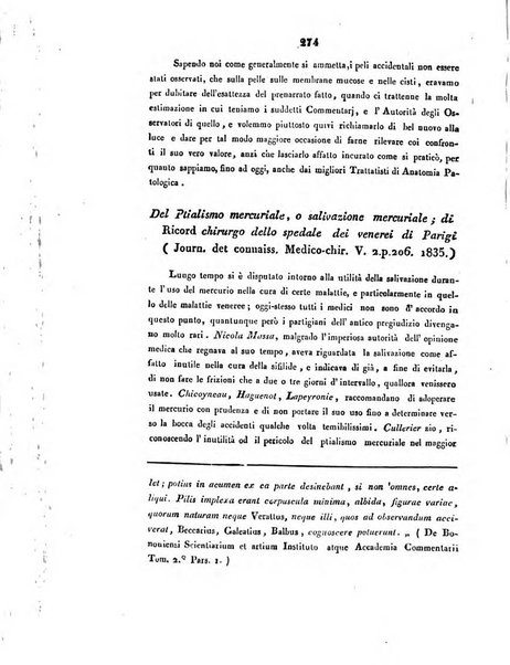 Bullettino delle scienze mediche