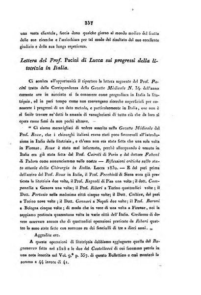 Bullettino delle scienze mediche