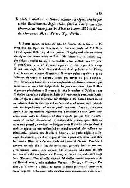 Bullettino delle scienze mediche