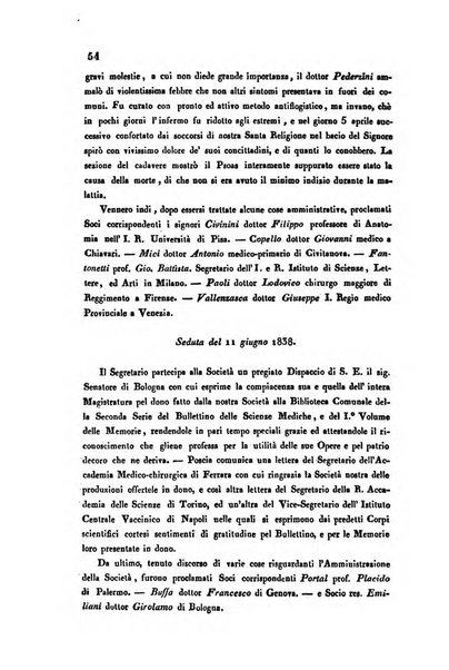 Bullettino delle scienze mediche