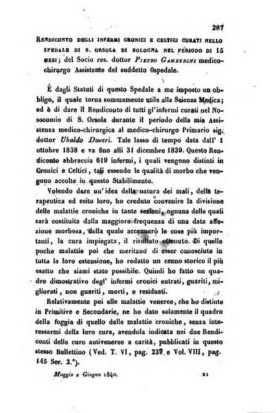 Bullettino delle scienze mediche