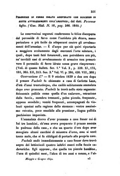 Bullettino delle scienze mediche