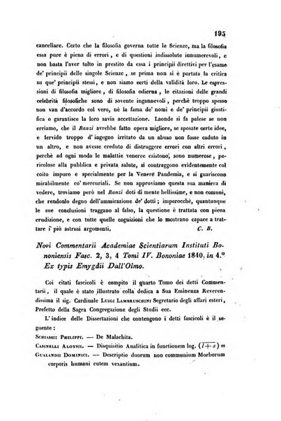 Bullettino delle scienze mediche