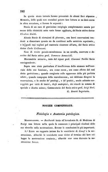 Bullettino delle scienze mediche