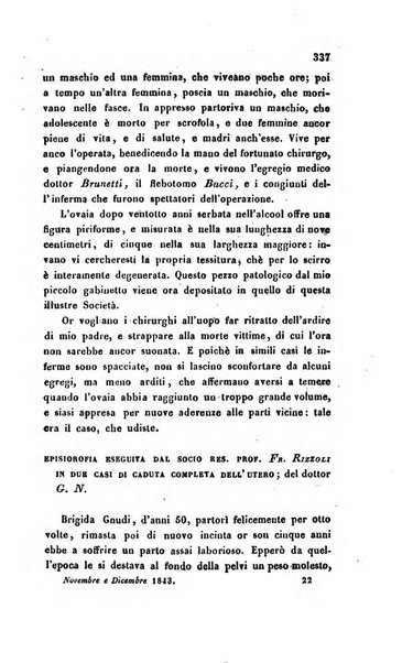 Bullettino delle scienze mediche