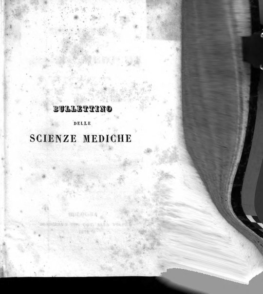 Bullettino delle scienze mediche