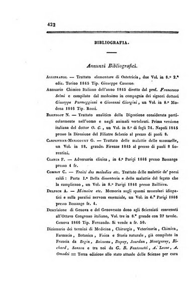 Bullettino delle scienze mediche