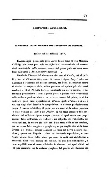 Bullettino delle scienze mediche