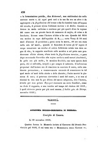 Bullettino delle scienze mediche