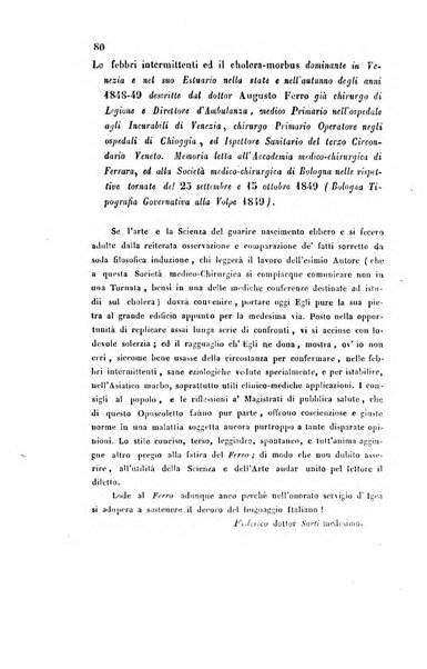 Bullettino delle scienze mediche