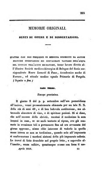 Bullettino delle scienze mediche