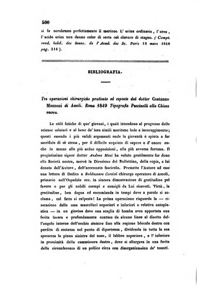 Bullettino delle scienze mediche