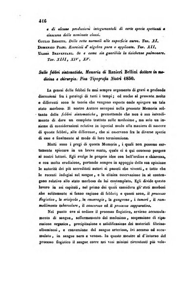 Bullettino delle scienze mediche