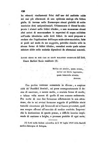 Bullettino delle scienze mediche