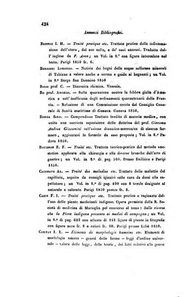 Bullettino delle scienze mediche