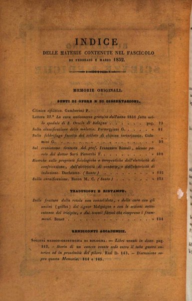 Bullettino delle scienze mediche