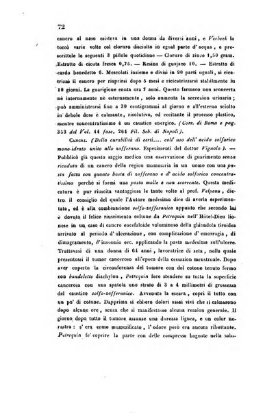 Bullettino delle scienze mediche