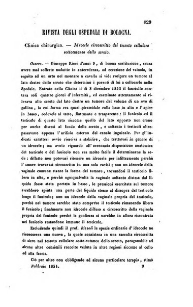 Bullettino delle scienze mediche