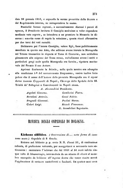 Bullettino delle scienze mediche