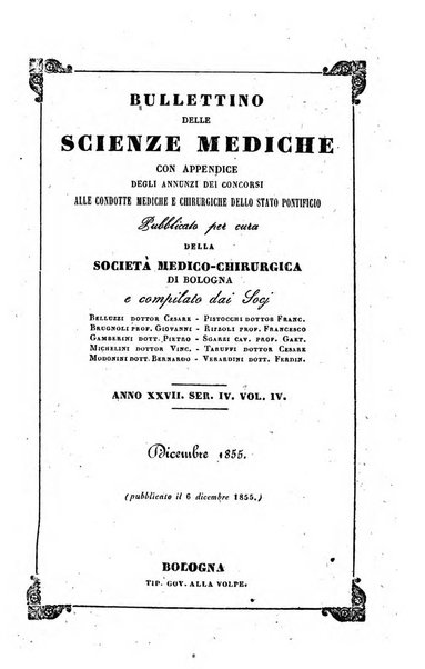 Bullettino delle scienze mediche