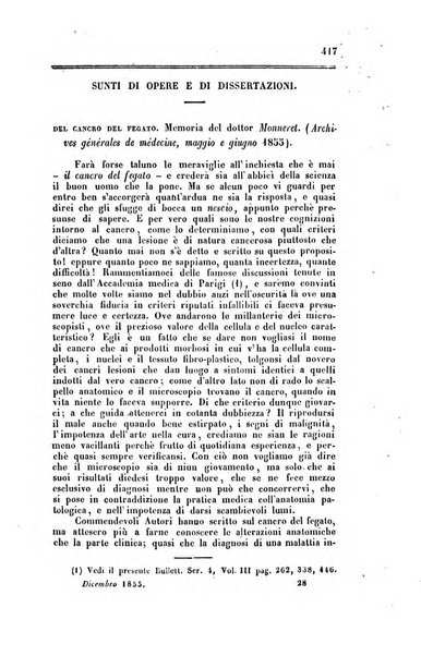 Bullettino delle scienze mediche