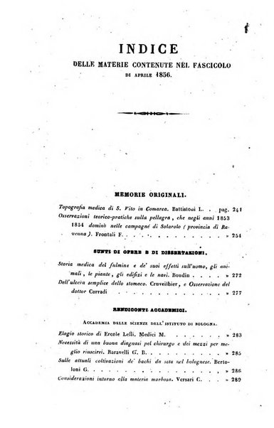 Bullettino delle scienze mediche