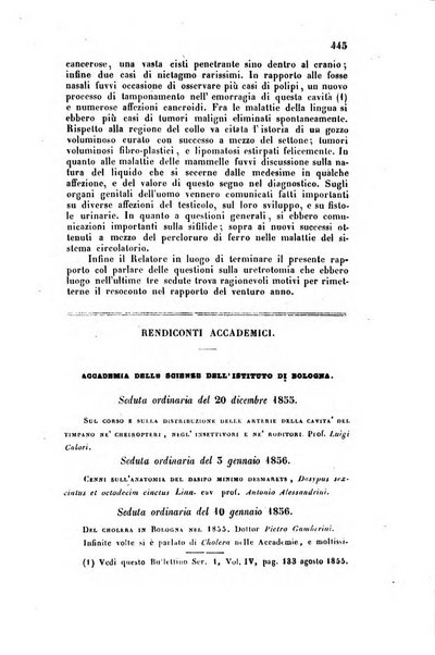 Bullettino delle scienze mediche