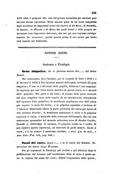 Bullettino delle scienze mediche