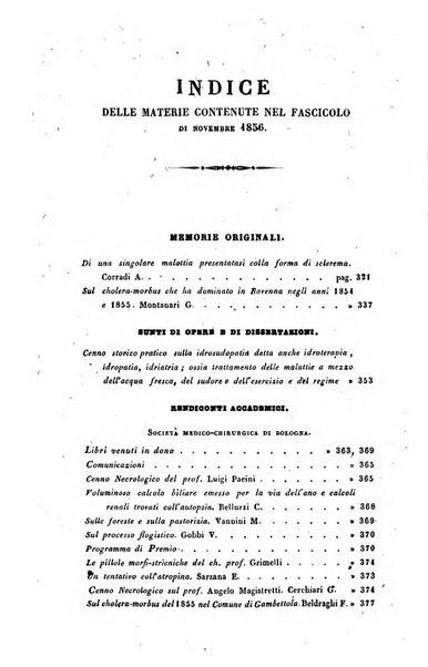 Bullettino delle scienze mediche